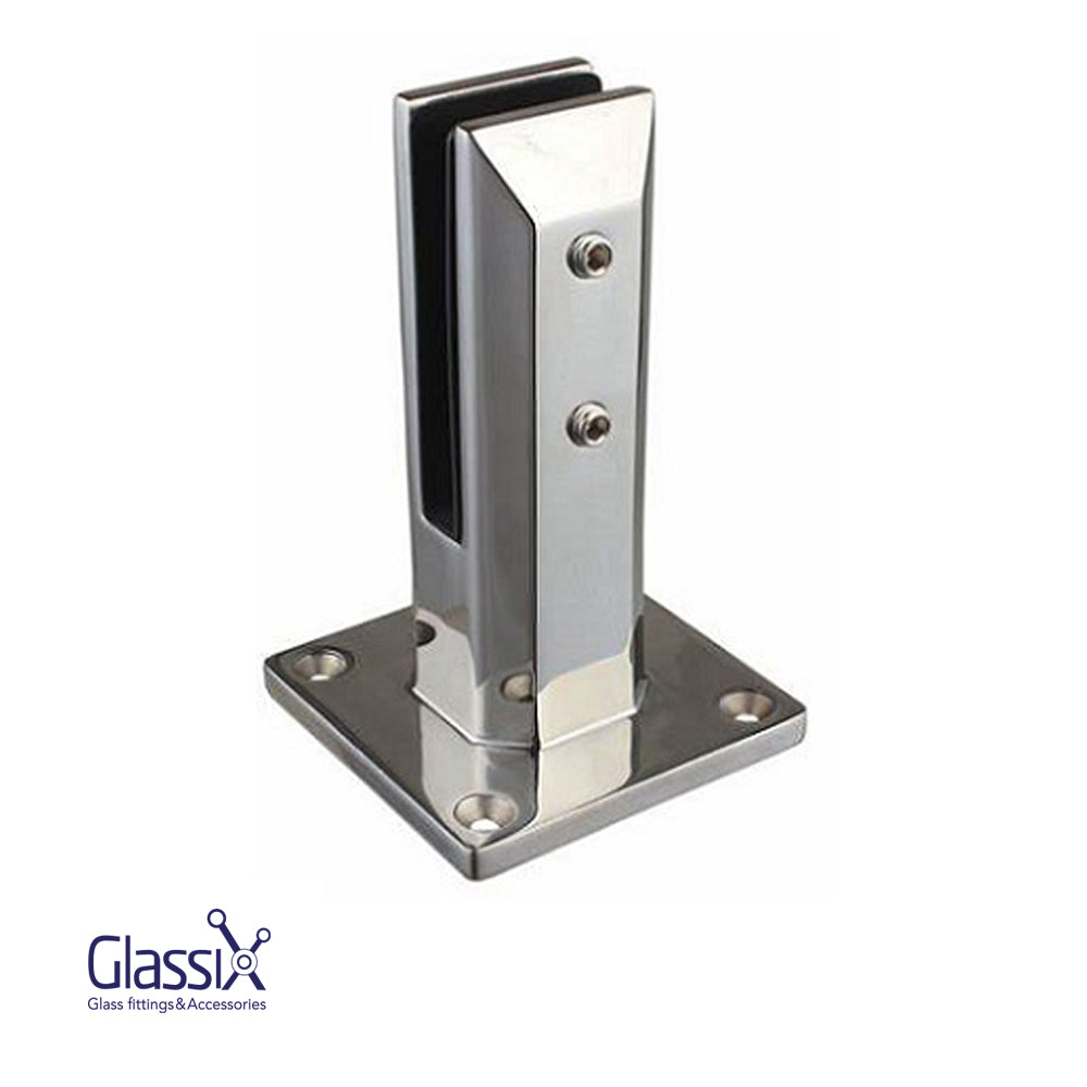 حامل  هاندريل زجاج  ستانليس 304  50*250 GLASSIX (A10722)