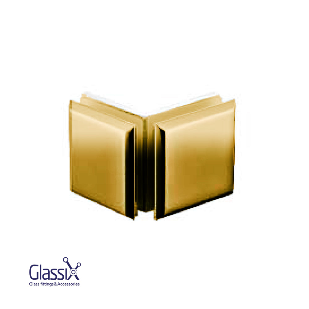 زاوية شطف ز/ز 90 ذهبي GLASSIX (A13303)