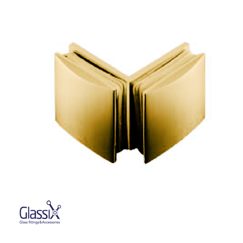 زاوية بومبية ز/ز 90 ذهبي GLASSIX (A13402)