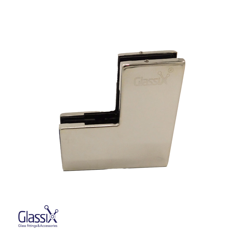 نهاية باب المانى GLASSIX  فضى 304 (A215)