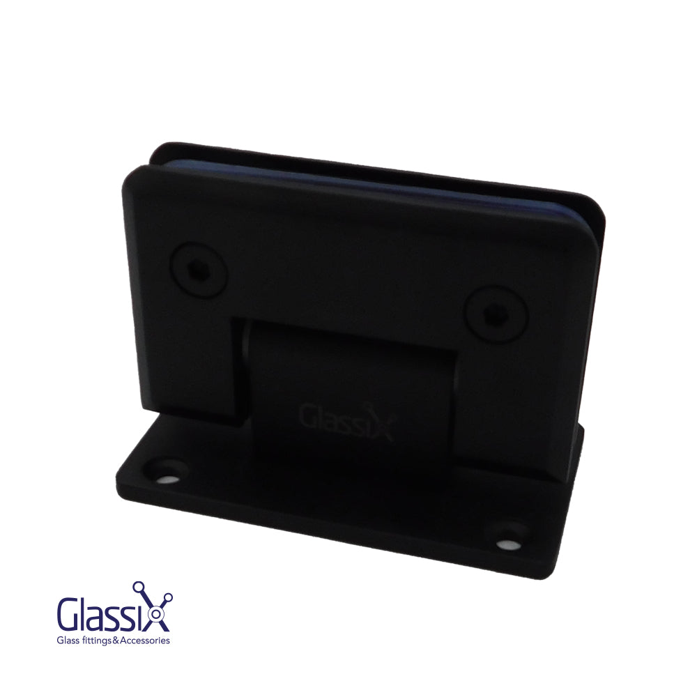 مفصلة شاور GLASSIX زنك اسود مط  ز/ح 90 (A5009)