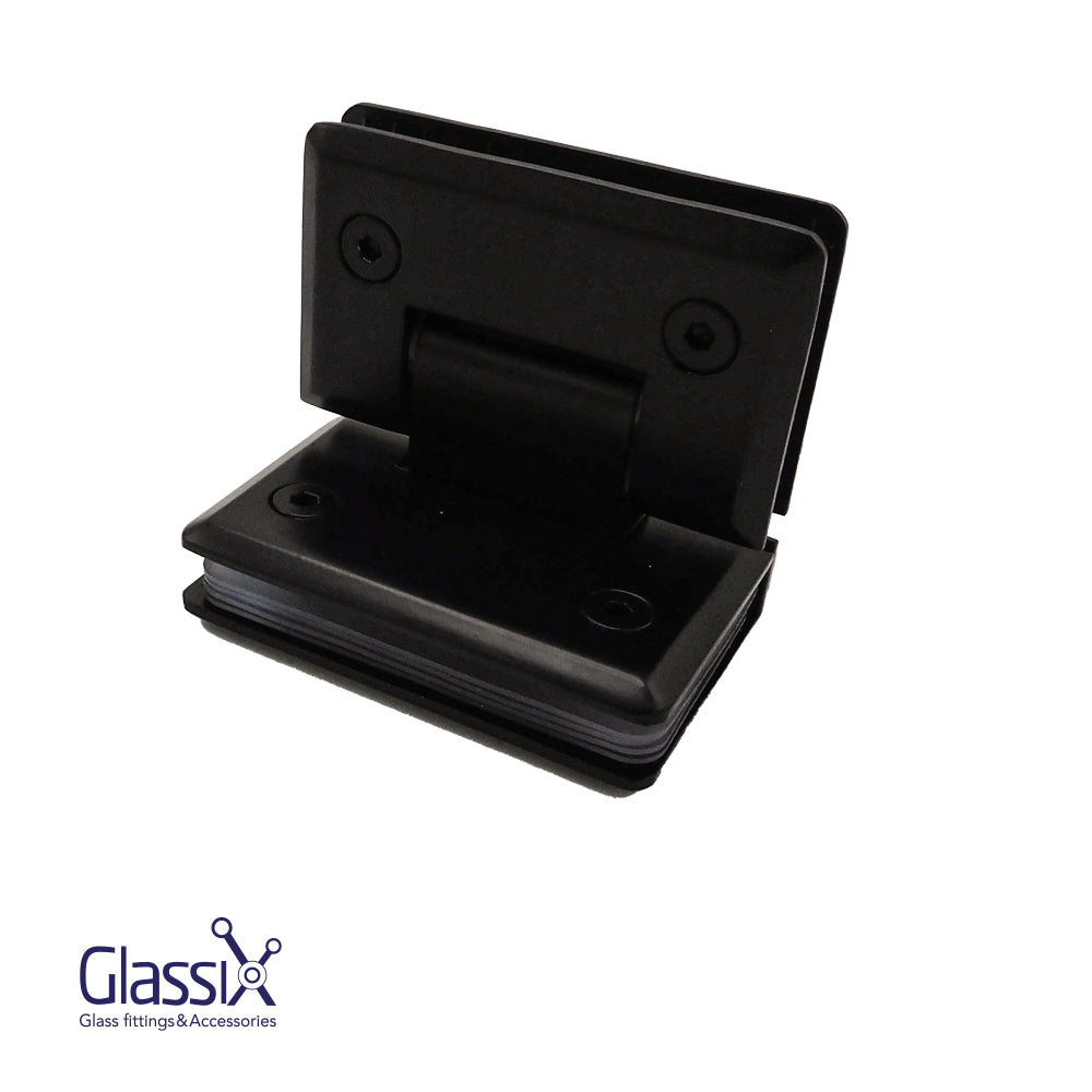 مفصلة شاورGLASSIX زنك اسود مط  ز/ز 90 (A5024)