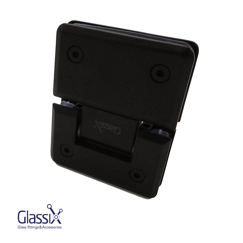 مفصلة شاورGLASSIX زنك اسود مط  ز/ز 180 (A5067)