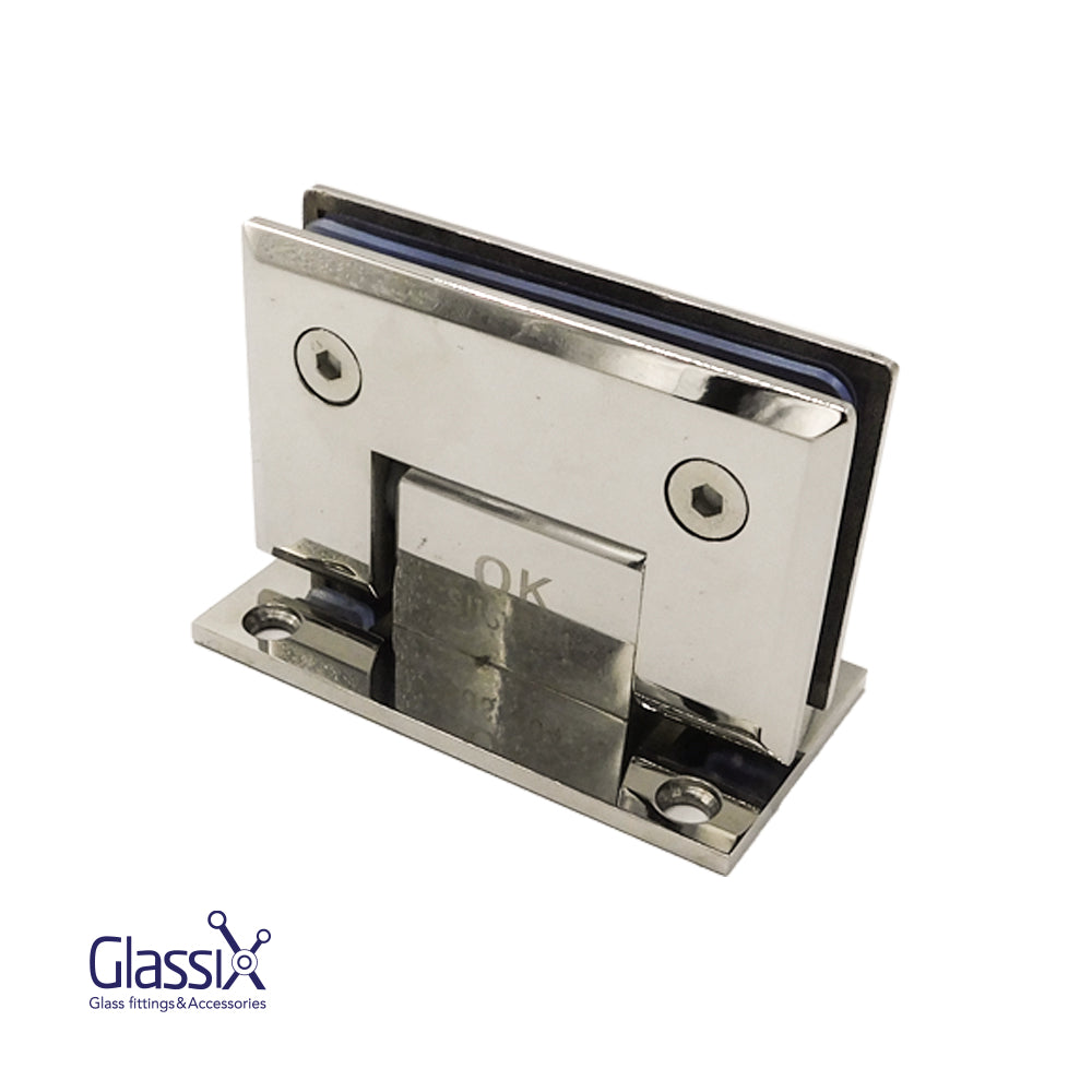 مفصلة شاور GLASSIX ستانليس ز/ح 90 لامع 304 (A5801)