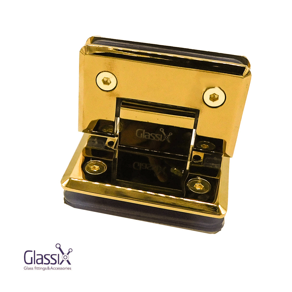 مفصلة شاورGLASSIX زنك ز/ز 90 ذهبي (A5902)