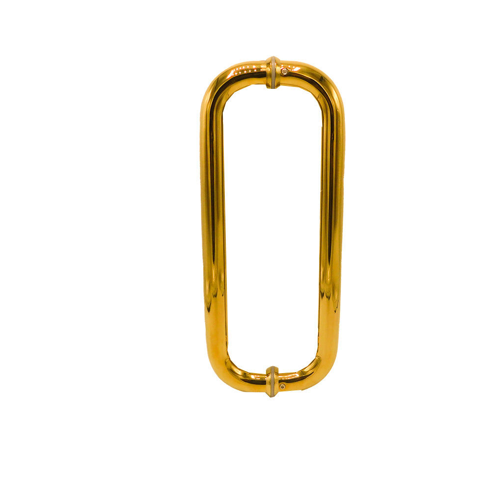 مقبض مقفول لامع اخرام 30 قطر 25ذهبي (a7211)