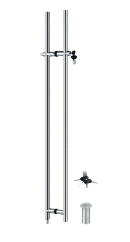 مقبض عدل لامع طول 150 اخرام 125 بمفتاح قطر35 304 (A7420)